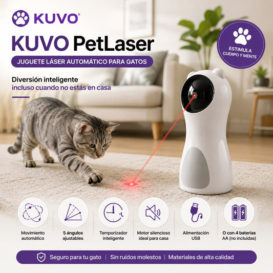 KUVO PetLaser I Juguete Laser Automático para Gatos